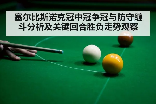 塞尔比斯诺克冠中冠争冠与防守缠斗分析及关键回合胜负走势观察